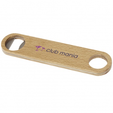 Logo trade promotional giveaways image of: Origina wooden bottle opener