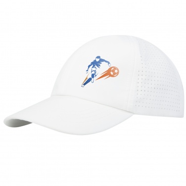 Logo trade business gift photo of: Mica 6 panel GRS recycled cool fit cap