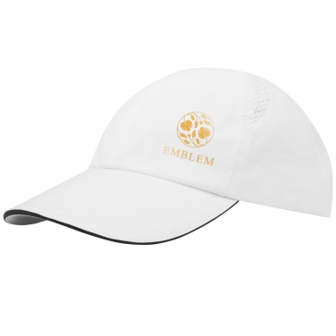 Logo trade advertising product photo of: Morion 6 panel GRS recycled cool fit sandwich cap