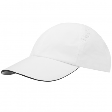 Logotrade advertising product picture of: Morion 6 panel GRS recycled cool fit sandwich cap