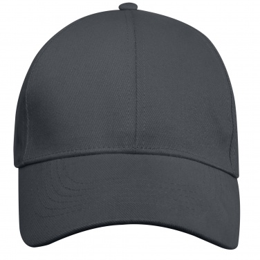 Logo trade corporate gifts image of: Trona 6 panel GRS recycled cap