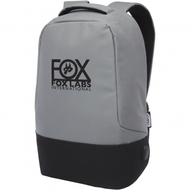 Logo trade promotional merchandise image of: Cover GRS RPET anti-theft backpack 18L