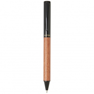 Logo trade promotional giveaways image of: Timbre wood ballpoint pen