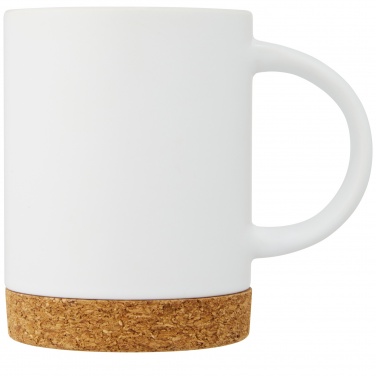 Logo trade promotional item photo of: Neiva 425 ml ceramic mug with cork base