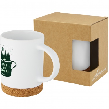 Logotrade promotional merchandise photo of: Neiva 425 ml ceramic mug with cork base