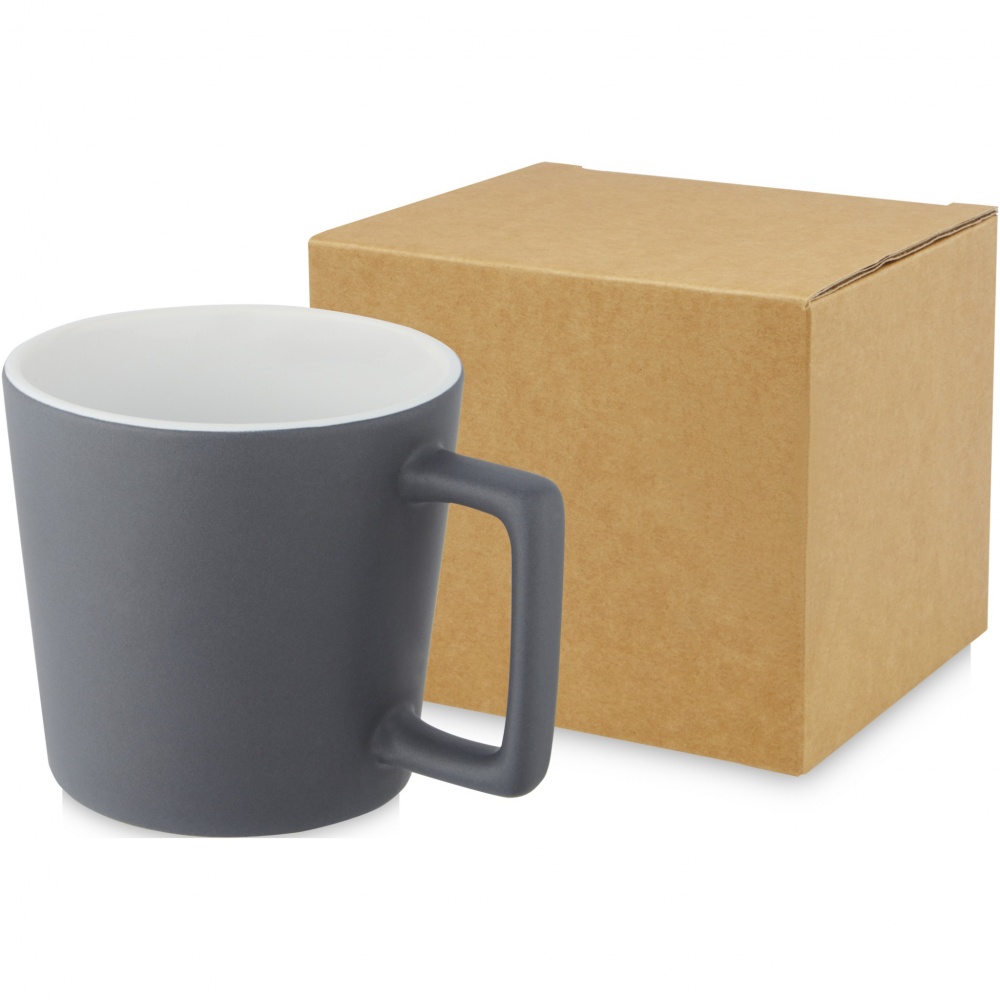 Logo trade promotional gift photo of: Cali 370 ml ceramic mug with matt finish