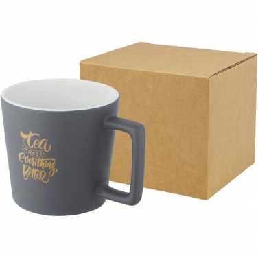 Logo trade business gift photo of: Cali 370 ml ceramic mug with matt finish