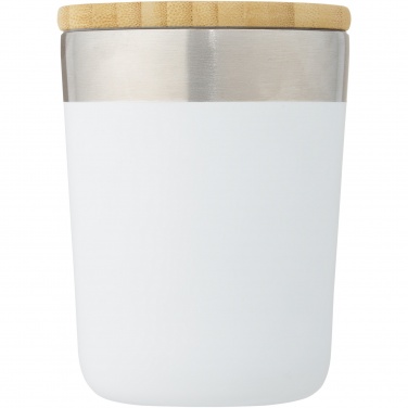 Logotrade promotional merchandise photo of: Lagan 300 ml stainless steel tumbler with bamboo lid