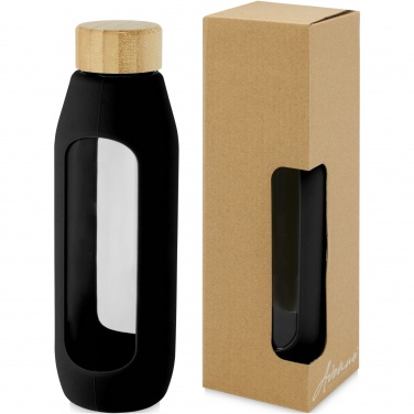 Logotrade advertising product image of: Tidan 600 ml borosilicate glass bottle with silicone grip