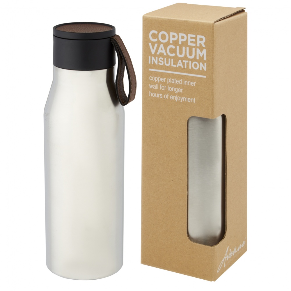 Logo trade promotional giveaways image of: Ljungan 500 ml copper vacuum insulated stainless steel bottle