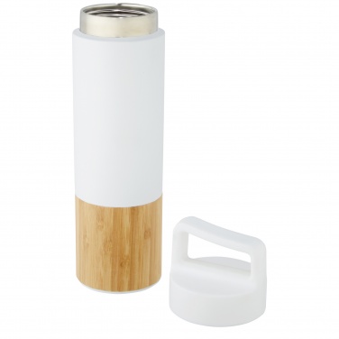 Logo trade advertising product photo of: Torne 540 ml  stainless steel bottle with bamboo outer wall