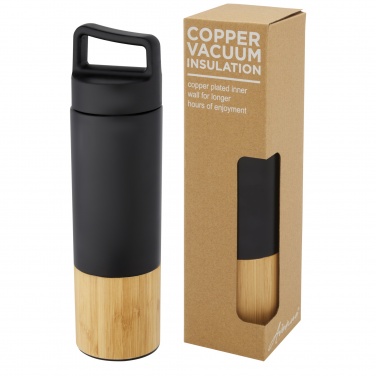 Logotrade advertising product picture of: Torne 540 ml  stainless steel bottle with bamboo outer wall