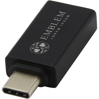 Logotrade corporate gift picture of: ADAPT aluminum USB-C to USB-A 3.0 adapter