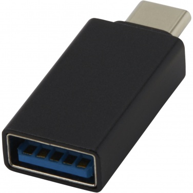 Logo trade corporate gift photo of: ADAPT aluminum USB-C to USB-A 3.0 adapter