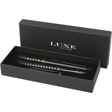 Logotrade promotional merchandise photo of: Tactical Dark duo pen gift box