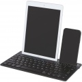 Hybrid multi-device keyboard with stand, Solid black