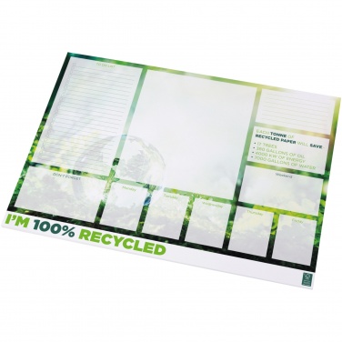 Logo trade promotional giveaways picture of: Desk-Mate® A2 recycled notepad