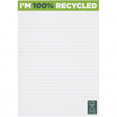 Logotrade promotional giveaway image of: Desk-Mate® A5 recycled notepad