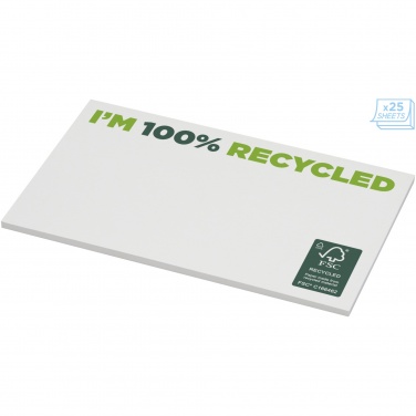 Logo trade promotional products image of: Sticky-Mate® recycled sticky notes 127 x 75 mm