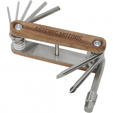 Logotrade business gift image of: Fixie 8-function wooden bicycle multi-tool