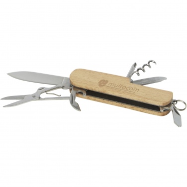 Logo trade promotional gifts picture of: Richard 7-function wooden pocket knife