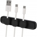 Magclick magnetic cable manager, Solid black