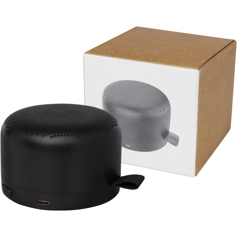 Logo trade corporate gifts image of: Loop 5W recycled plastic Bluetooth speaker