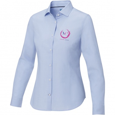 Logo trade promotional products picture of: Cuprite long sleeve women's organic shirt