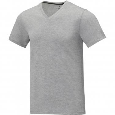 Logo trade business gift photo of: Somoto short sleeve men's V-neck t-shirt 