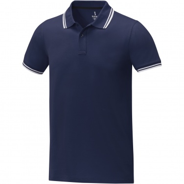 Logotrade promotional product image of: Amarago short sleeve men's tipping polo