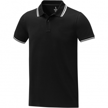 Logo trade promotional merchandise image of: Amarago short sleeve men's tipping polo