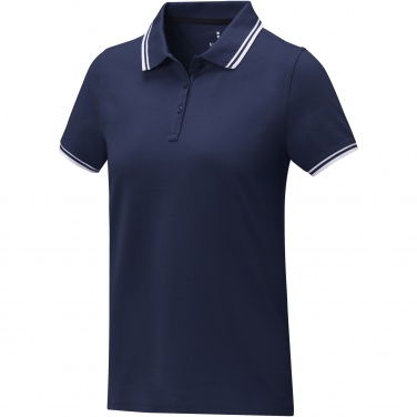 Logo trade advertising products image of: Amarago short sleeve women's tipping polo