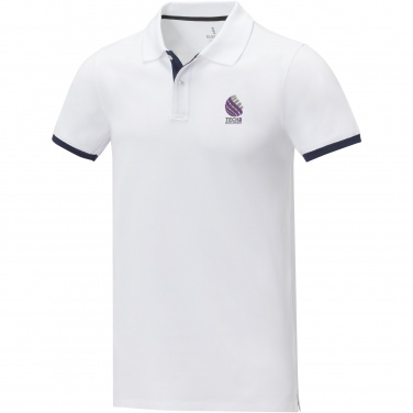 Logo trade advertising products image of: Morgan short sleeve men's duotone polo