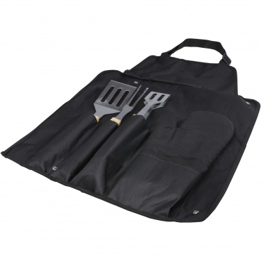 Logo trade corporate gift photo of: Gril 3-piece BBQ tools set and glove 