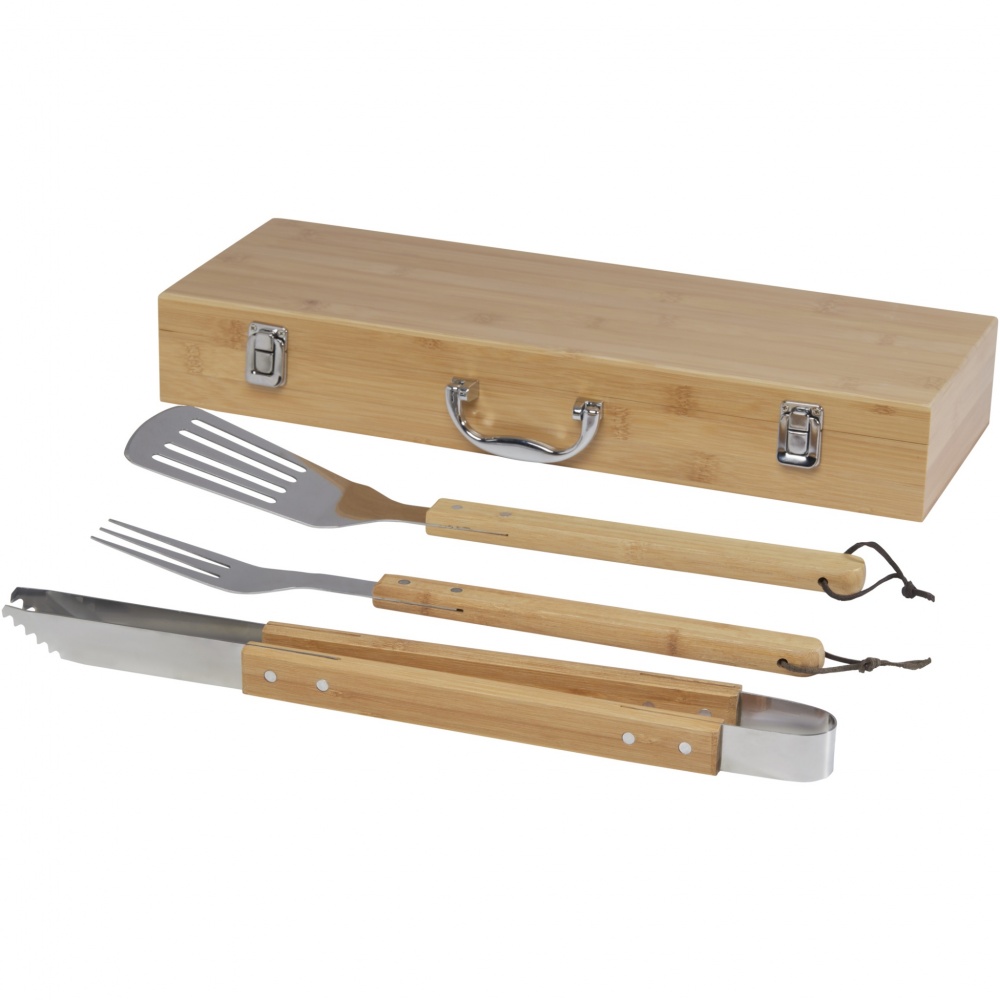 Logo trade promotional items picture of: Assadus 3-piece BBQ set