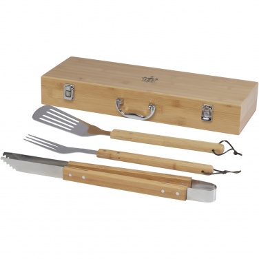 Logo trade business gifts image of: Assadus 3-piece BBQ set