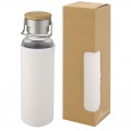 Thor 660 ml glass bottle with neoprene sleeve, White