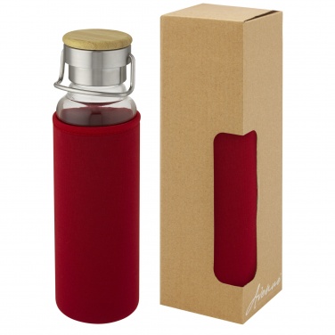 Logo trade promotional gifts picture of: Thor 660 ml glass bottle with neoprene sleeve