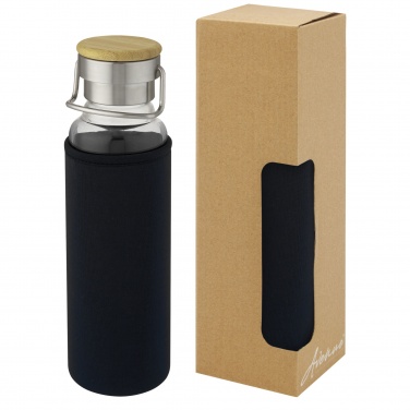 Logo trade promotional gift photo of: Thor 660 ml glass bottle with neoprene sleeve