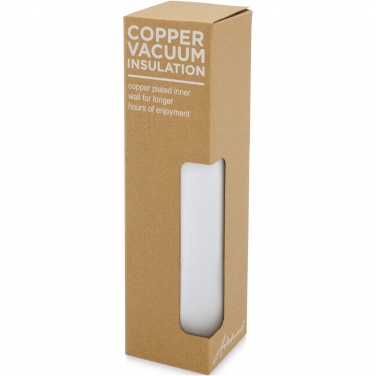 Logo trade promotional merchandise photo of: Marka 600 ml copper vacuum insulated bottle with metal loop