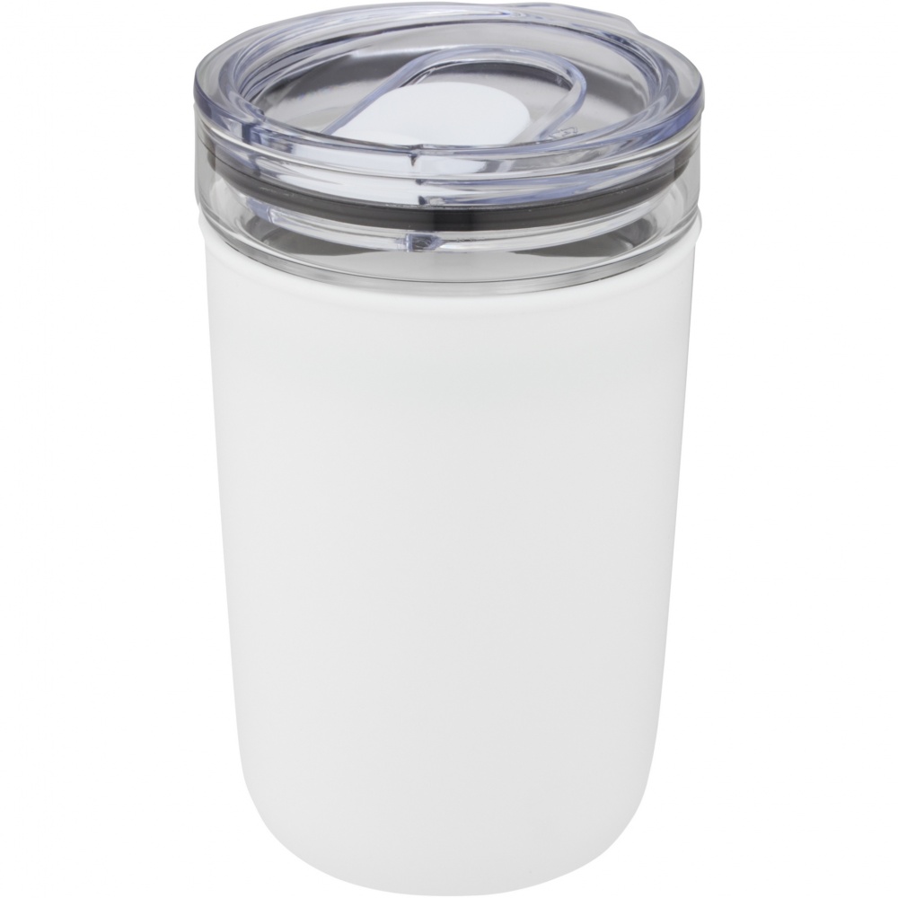 Logo trade promotional item photo of: Bello 420 ml glass tumbler with recycled plastic outer wall