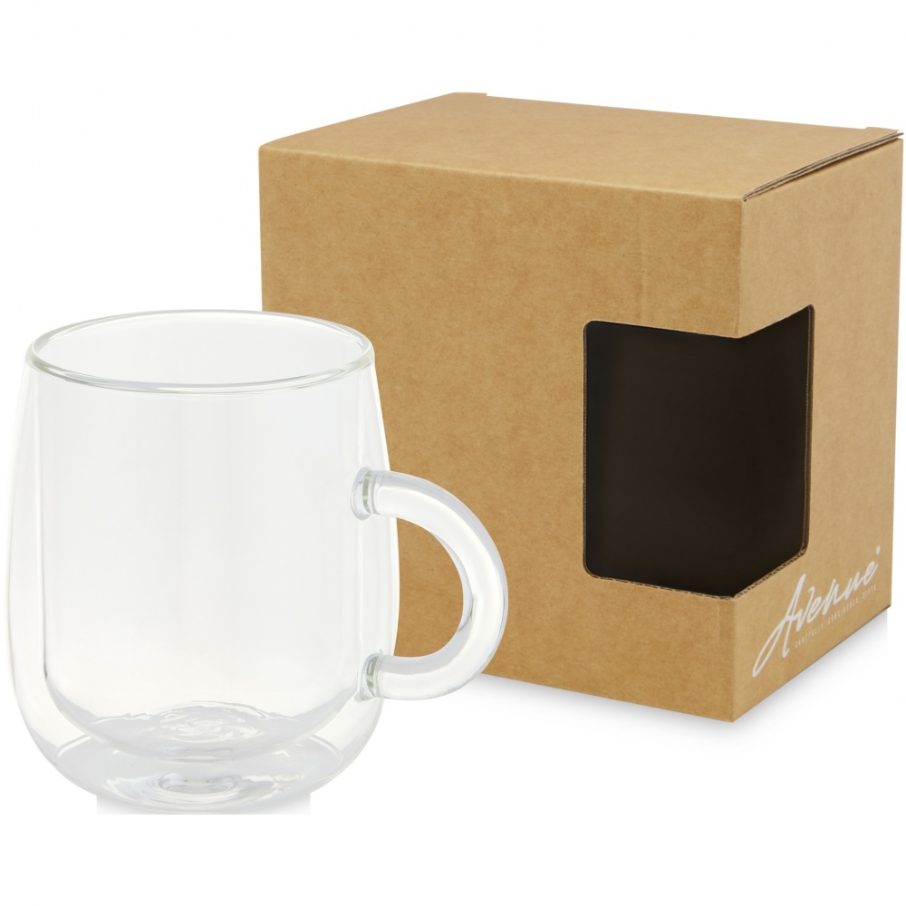 Logo trade advertising product photo of: Iris 330 ml glass mug