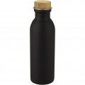 Kalix 650 ml stainless steel water bottle, Solid black