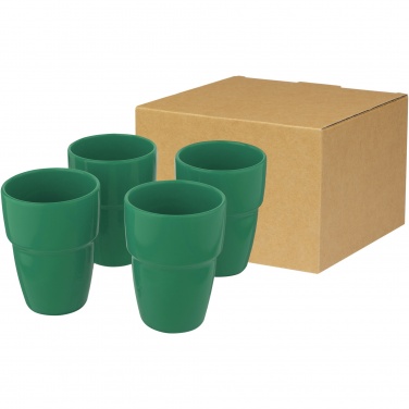 Logo trade corporate gift photo of: Staki 4-piece 280 ml stackable mug gift set