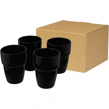 Logo trade promotional products picture of: Staki 4-piece 280 ml stackable mug gift set