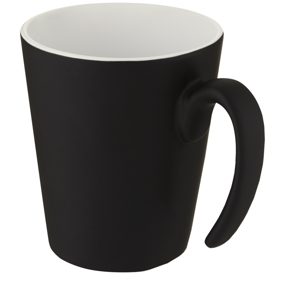 Logo trade promotional items image of: Oli 360 ml ceramic mug with handle