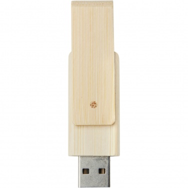 Logo trade promotional products image of: Rotate 4GB bamboo USB flash drive