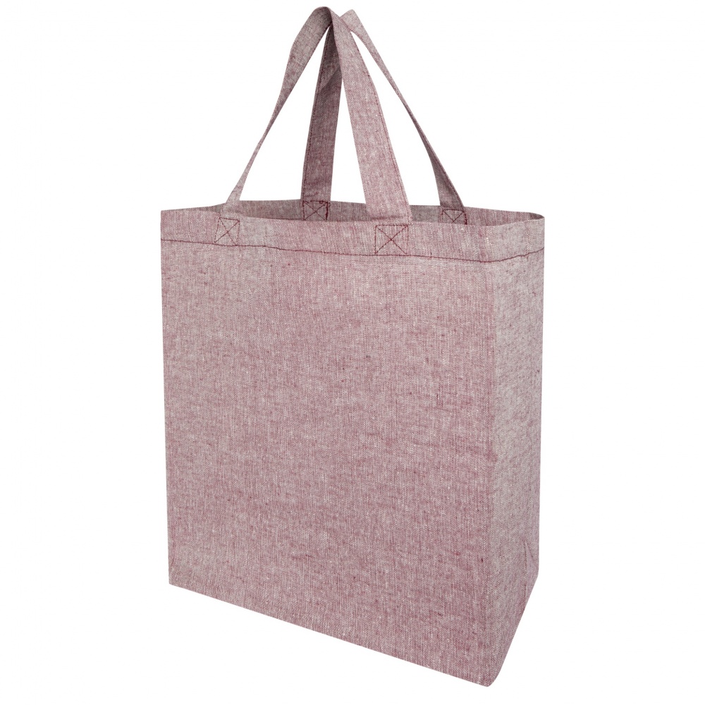 Logotrade promotional giveaways photo of: Pheebs 150 g/m² recycled gusset tote bag 13L