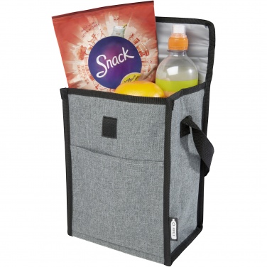 Logo trade promotional giveaways image of: Reclaim 4-can GRS RPET cooler bag 5L