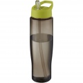 H2O Active® Eco Tempo 700 ml spout lid sport bottle, Lime / Charcoal